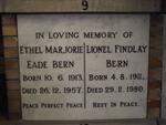 BERN Lionel Findlay 1911-1980 & Ethel Marjorie Eade 1913-1957 