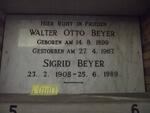 BEYER Walter Otto 1899-1967 & Sigrid 1908-1989