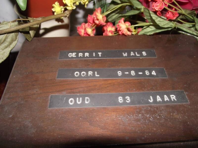 WALS Gerrit -1984