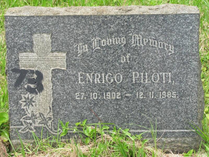 PILOTI Enrico 1902-1965