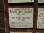 HARDING William James 1872-1941 & Ada Maud 1871-1960