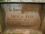 HAAS Jack, de -1937