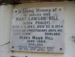 Hill Rowland -1971 :: HILL Mary Lawson nee POOLEY 1883-1954 :: HILL Agnes Maud 1890-1964