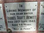 HEWITT Isobel Scott -1945