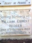 HEDGES William Ernest -1948