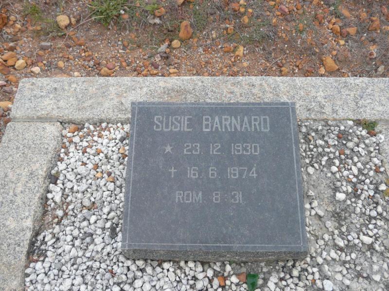 BARNARD Susie 1930-1974
