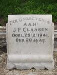 CLAASEN J.F. -1941