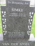 SPOEL Simke, van der 1934-2003