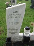 KRUGER Jan Abraham Gerhardus 1937-2004