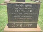 POTGIETER Renier J.C. 1882-1967