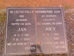 ? Jan 1916-1994 & Joey 1914-1989