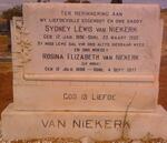 NIEKERK Sydney Lewis, van 1896-1952 & Rosina Elizabeth LE ROUX 1898-1977