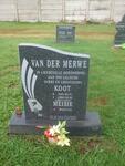 MERWE Koot, van der 1940-2006 & Meisie 1945-
