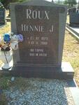 ROUX Hennie J. 1923-2000
