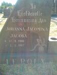 ROUX Johanna Jacomina Jacoba, le 1906-1987