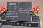 NIEMAND Marius 1985-1998