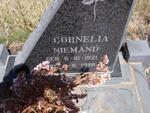 NIEMAND Cornelia 1921-1998