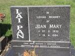 LAI PAN Joan Mary 1932-1984