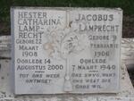 LAMPRECHT Jacobus 1906-1940 & Hester Catharina 1908-2000