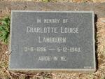 LAMBOURN Charlotte Louise 1896-1948
