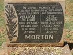 MORTON William Arthur 1877-1962 & Ethel Sophia 1889-1967
