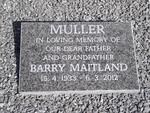 MULLER Barry Maitland 1933-2012