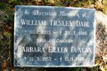 DAHL Wiliam Tilsley 1925-1988 :: DUNCAN Barbara Eileen 1952-1988