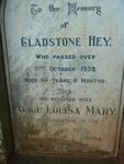 HEY Gladstone -1939 & Alice Louisa Mary -1959