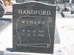 HANDFORD Wynand 1929-1988