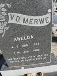 MERWE Anelda, v.d. 1962-1980