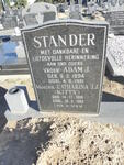 STANDER Adam J. 1894-1981 & Catherina J.J. 1906-1995
