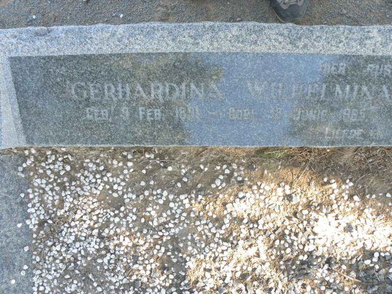 ? Gerhardina Wilhelmina 1891-?