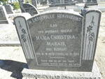 MARAIS Maria Christina nee BUCKLE 1876-1965