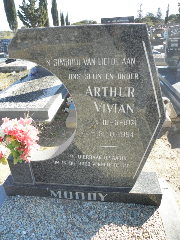 MOODY Arthur Vivian 1974-1994