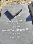 EYBERS David Almero 1922-1995 & Magdalena Catharina 1921-1997