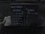 LOUW Marthinus Jacobus 1940-1994 & Mina 1940-