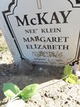 McKAY Margaret Elizabeth nee KLEIN 1935-2001