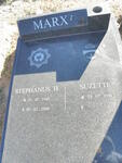 MARX Stephanus H. 1945-1999 & Suzette 1946-