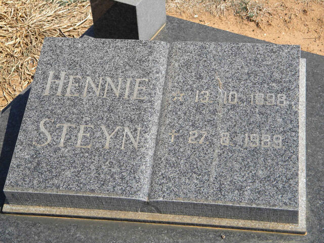 STEYN Hennie 1898-1989