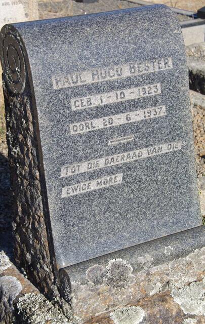 BESTER Paul Hugo 1823-1937