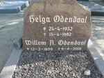 ODENDAAL Willem A. 1930-2010 & Helga 1932-1982