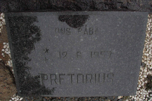 PRETORIUS Baba 1957-1957