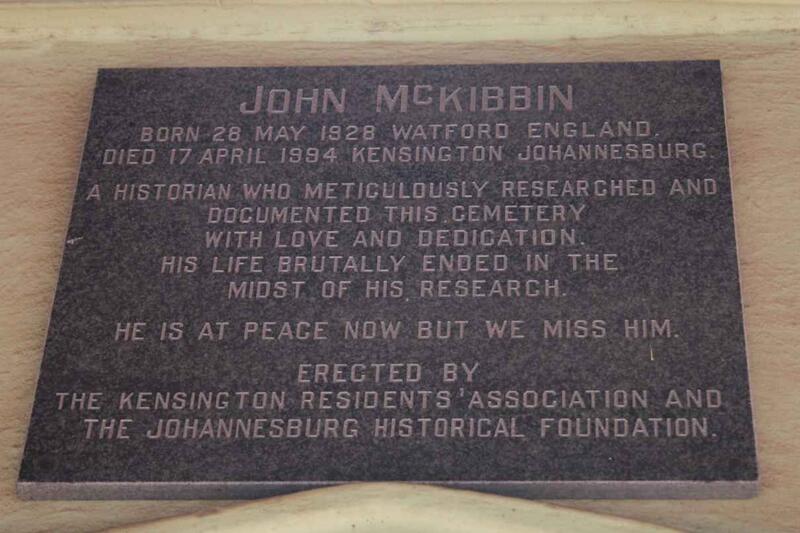 McKIBBIN John 1928-1994