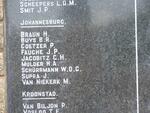 12. Plaque with list of names