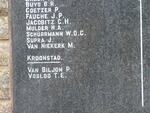 13. Plaque with list of names