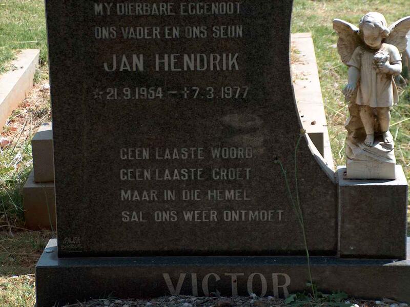 VICTOR Jan Hendrik 1954-1977