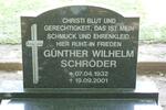 SCHRODER Gunter Wilhelm 1932-2001