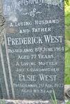 WEST Frederick -1964 & Elsie -1977