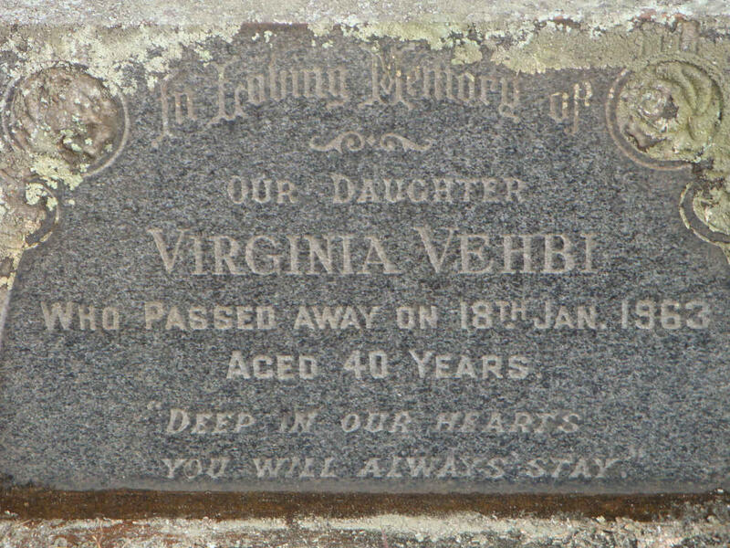 VEHBI Virginia -1963