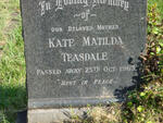 TEASDALE Kate Matilda -1963
